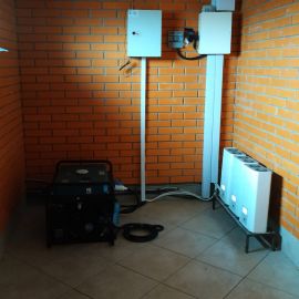 Монтаж генератора KS 10000E + АВР