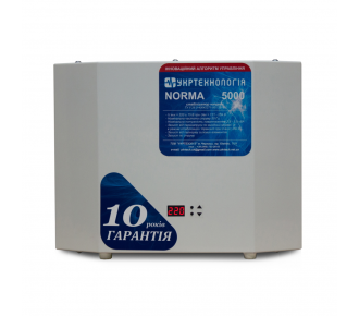 Стабилизатор напряжения Укртехнология НСН-5000 Norma-N