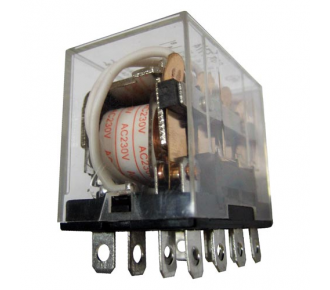 Реле промежуточное ИЭК РЭК77/4 10А АC 12В IP40 (RRP10-4-10-012A)