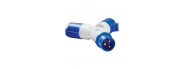 Адаптер двухлучевой ИЭК TS1012 16A 250B 2P+PE (PAS21-016-3) - фото 1