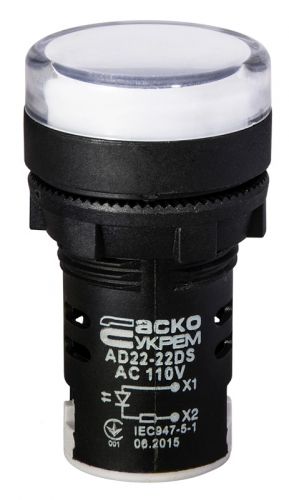 Светодиодная матрица АсКо AD22-22DS белая 110В АC (A0140030065) - фото 1