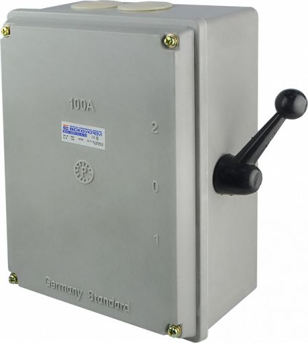 Рубильник перекидной АсКо QS5-100P/4 100А 1-0-2 IP54 (A0100010012) - фото 3
