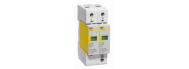 Разрядник ИЭК ОПС1-D 2Р In=5kA 230B Im=10kA (MOP20-2-D) - фото 1