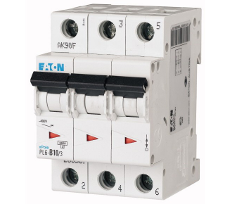 Автоматический выключатель Eaton (Moeller) PL6-C10/3 (286599)