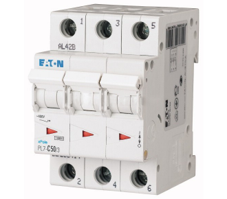 Автоматический выключатель Eaton (Moeller) PL7-C50/3 (263414)