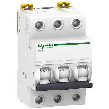 Автоматический выключатель Schneider Electric iK60 3P 40A хар-ка C 6кА - фото 1