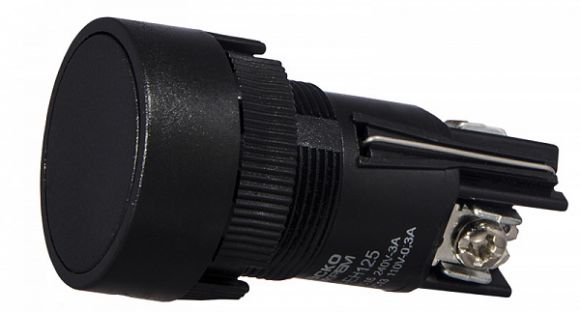 Кнопка "Старт" АсКо XB2-EH125 потайная с фиксацией 1р+1з черная (A0140010040) - фото 3
