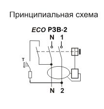 Реле защитного выключения ПРОМФАКТОР РЗВ-2 2P 25/0,1 ECO - фото 3