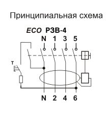 Реле защитного выключения ПРОМФАКТОР РЗВ-4 4P 25/0,1 ECO - фото 3
