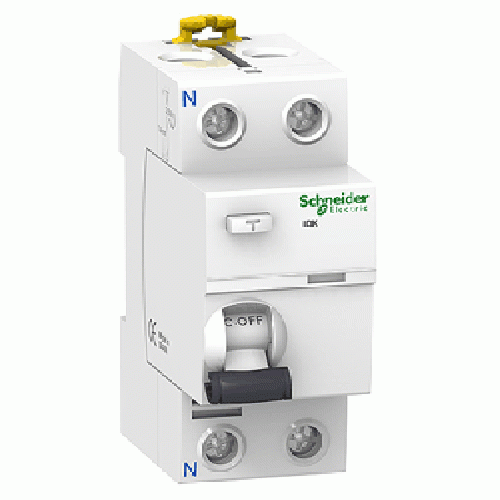 Дифференциальный выключатель (УЗО) Schneider Electric iID K тип AC 2P 40А 30мА A9R50240 - фото 1
