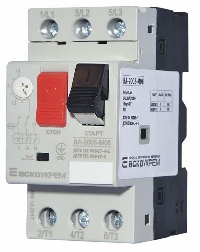 Автоматический выключатель Аско УкрЕМ ВА-2005 М06 (A0010050001) - фото 2