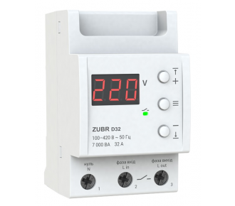 Реле напряжения  ZUBR D25