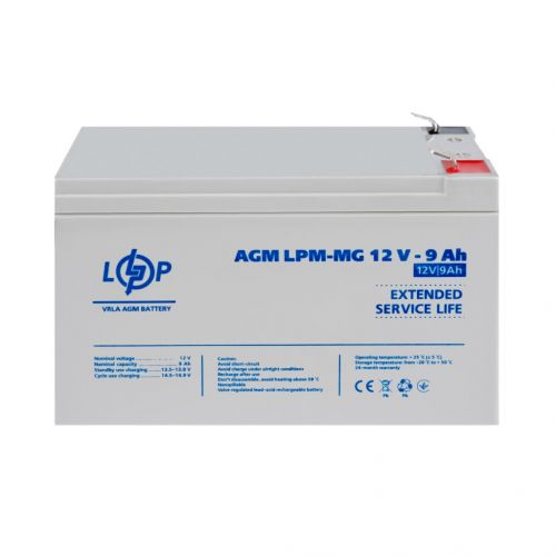 Акумуляторна батарея LogicPower LPM-MG 12V 9AH - фото 2