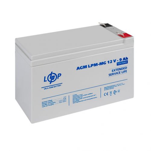 Акумуляторна батарея LogicPower LPM-MG 12V 9AH - фото 4