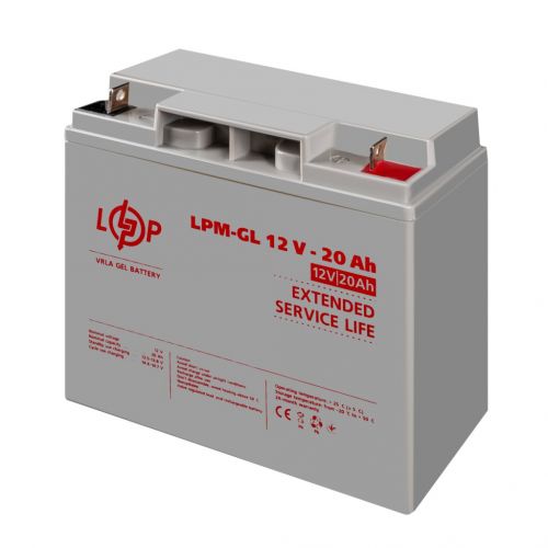 Акумуляторна батарея LogicPower LPM-GL 12V 20AH - фото 3