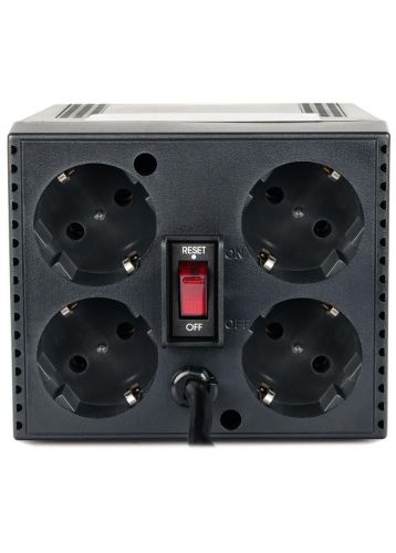 Стабилизатор напряжения Powercom TCA-1200 Black (00240013) - фото 2