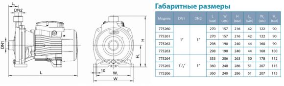 Насос поверхностный Aquatica ACm60 (775262) - фото 4
