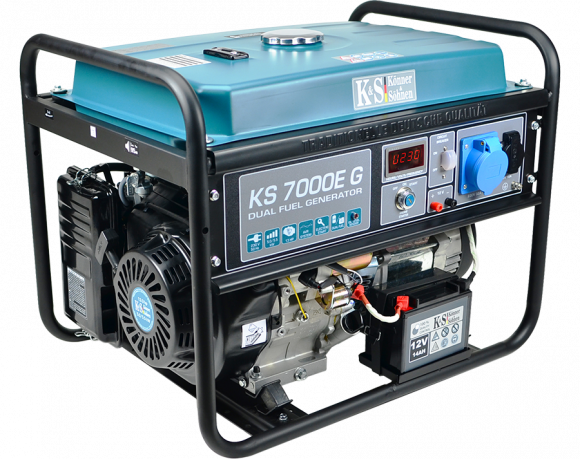 Генератор бензиново-газовий Konner&amp;Sohnen KS 7000E G - фото 9