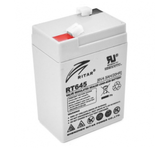 Аккумуляторная батарея RITAR RT645, 6V 4.5Ah (2968)