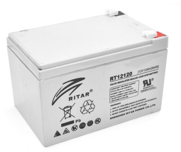 Акумуляторна батарея RITAR RT12120, 12V 12.0Ah (3224) - фото 1