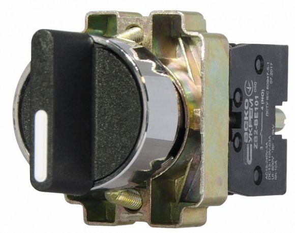 Кнопка поворотная АсКо XB2-BD53(Стандартная ручка) (A0140010045) - фото 2