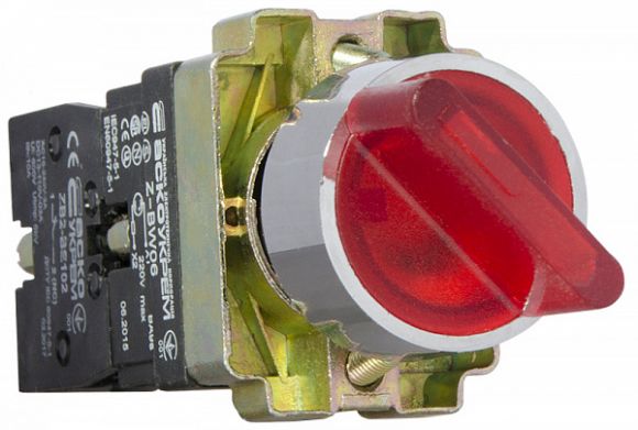 Кнопка поворотна АсКо XB2-BK2465 (з підсвічуванням) - фото 5