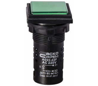 Светодиодная матрица АсКо AD22-22F зеленая 220V АC (A0140030156)