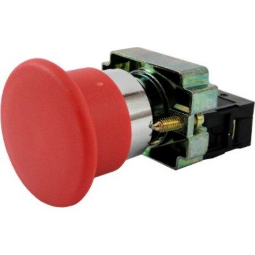 Кнопка ИЭК LAY5-BC41 "Грибок", без подсветки красная, 1з (BBG70-BC-K04) - фото 1