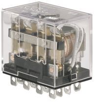 Реле промежуточное ИЭК РЭК78/4 с индикацией 3А 24В АC (RRP20-4-03-024A-LED) - фото 1