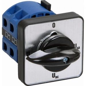 Переключатель кулачковый ИЭК ПКП32-44/О 32А "Uc-O-Ua-Ub" 4Р/400В (BCS14-032-4) - фото 1