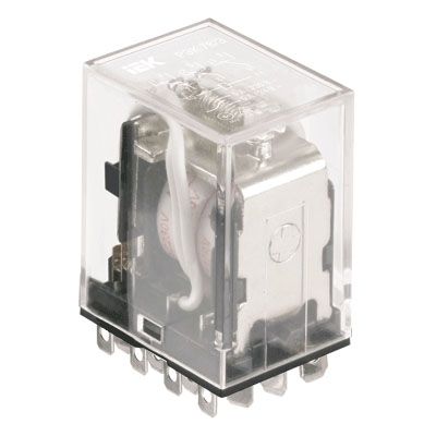 Реле промежуточное ИЭК РЭК78/3 с индикацией 5А 12В DC (RRP20-3-05-012D-LED) - фото 1