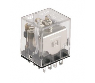Реле промежуточное ИЭК РЭК77/3 с индикацией  10А АC 12В (RRP10-3-10-012A-LED)