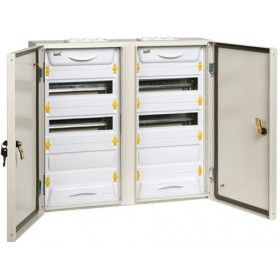 Корпус металлический ИЭК ЩРн-2х36з-1 74 IP54 UNIVERSAL (MKM11-N-2X36-54-Z-U) - фото 1