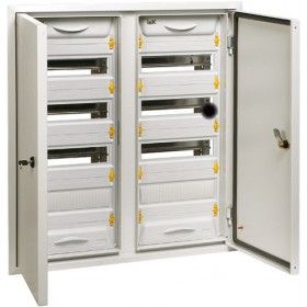 Корпус металлический ИЭК ЩРв-2х48зк-1 36 IP31 UNIVERSAL (MKM12-V-2X48-31-ZK-U) - фото 1