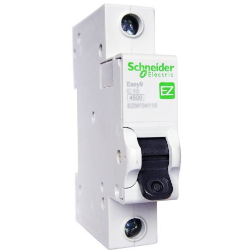 Автоматичний вимикач Schneider Electric Easy9 1P 10A хар-ка C 4,5кА EZ9F34110 - фото 1