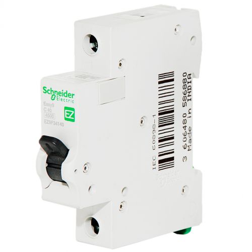 Автоматический выключатель Schneider Electric Easy9 1P 40A хар-ка C 4,5кА EZ9F34140 - фото 1