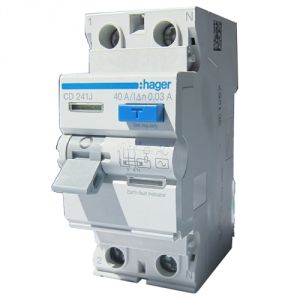 Дифференциальное реле Hager CD225J (тип А) - фото 1