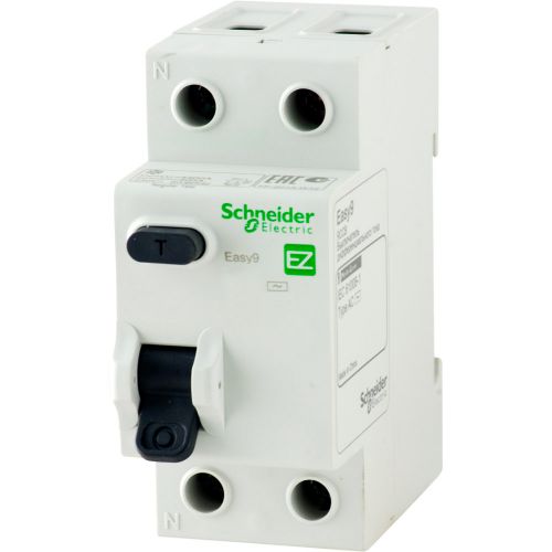 Диференціальне реле Schneider Electric Easy9 2P 63А 300мА тип AC EZ9R64263 - фото 1