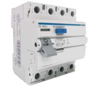 Дифференциальное реле Hager CD464J (тип АC)