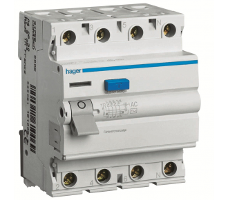 Дифференциальное реле Hager CD426J (тип АC)
