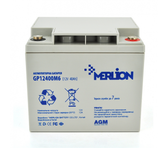 Аккумуляторная батарея MERLION AGM GP12400M6 12 V 40 Ah (6016)
