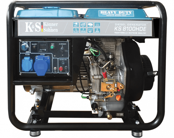 Генератор дизельный Konner&amp;Sohnen KS 8100HDE - фото 2
