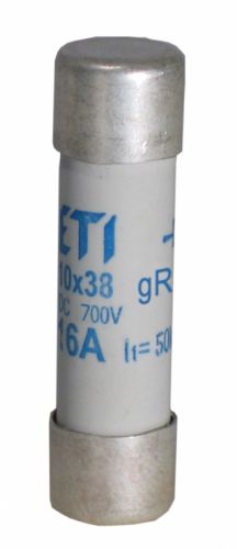 Запобіжник циліндричний ETI CH10x38 gR 20A / 900V AC / DC (2625034) - фото 1