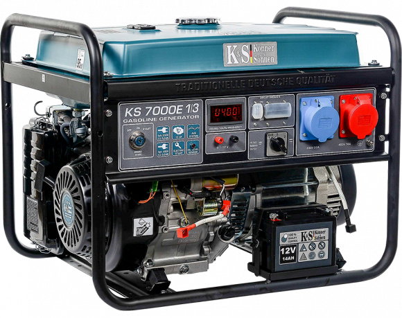 Генератор бензиновий Konner&amp;Sohnen KS 7000E-1/3 - фото 2