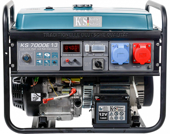 Генератор бензиновий Konner&amp;Sohnen KS 7000E-1/3 - фото 1