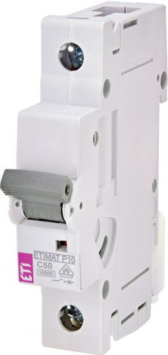 Автоматический выключатель ETI ETIMAT P10 1p C50 (275001104) - фото 1