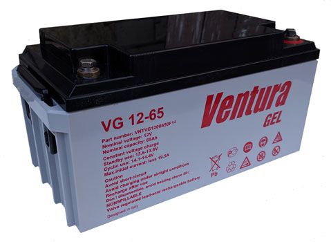 Акумуляторна батарея Ventura VG 12-65 Gel - фото 1