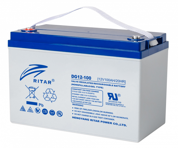 Акумуляторна батарея RITAR DG12-100, 12V 100Ah (4234) - фото 1