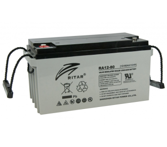 Аккумуляторная батарея RITAR DC12-80 12V 80Ah (7390)