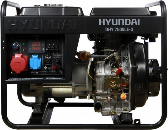 Генератор дизельный HYUNDAI DHY 7500LE-3 - фото 2
